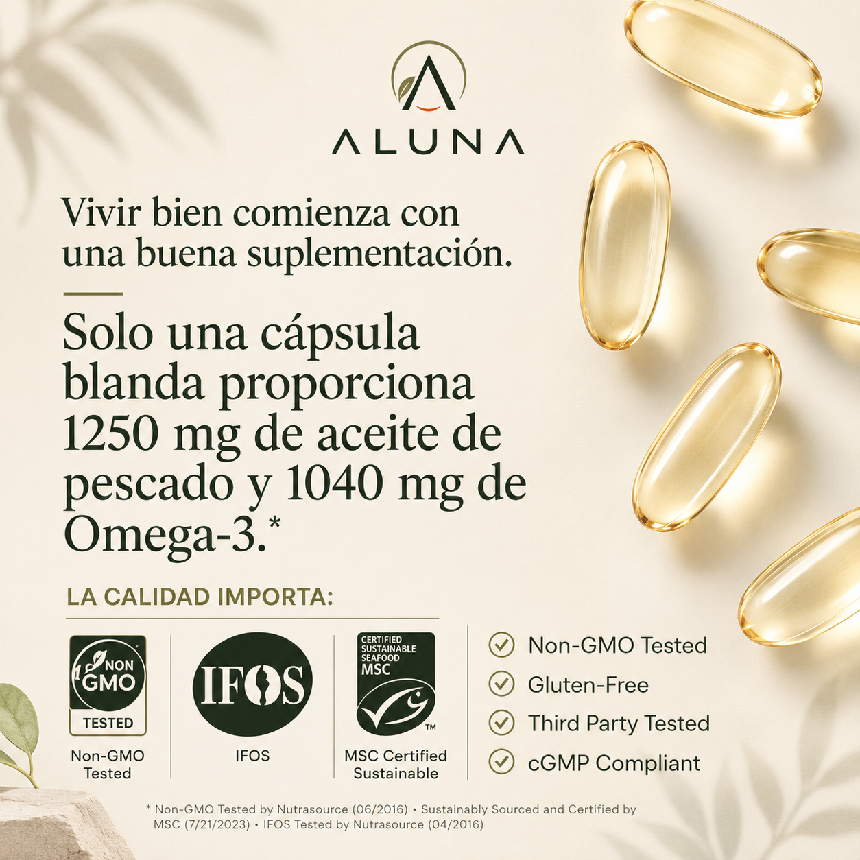 Omega-3 Alaskan Fish Oil Triple Strength.