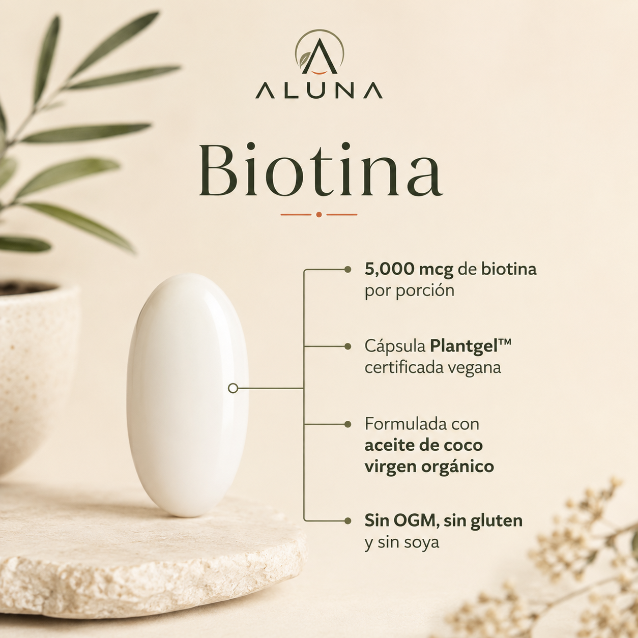 Biotina Extra Strength Sports Research — 5,000 mcg